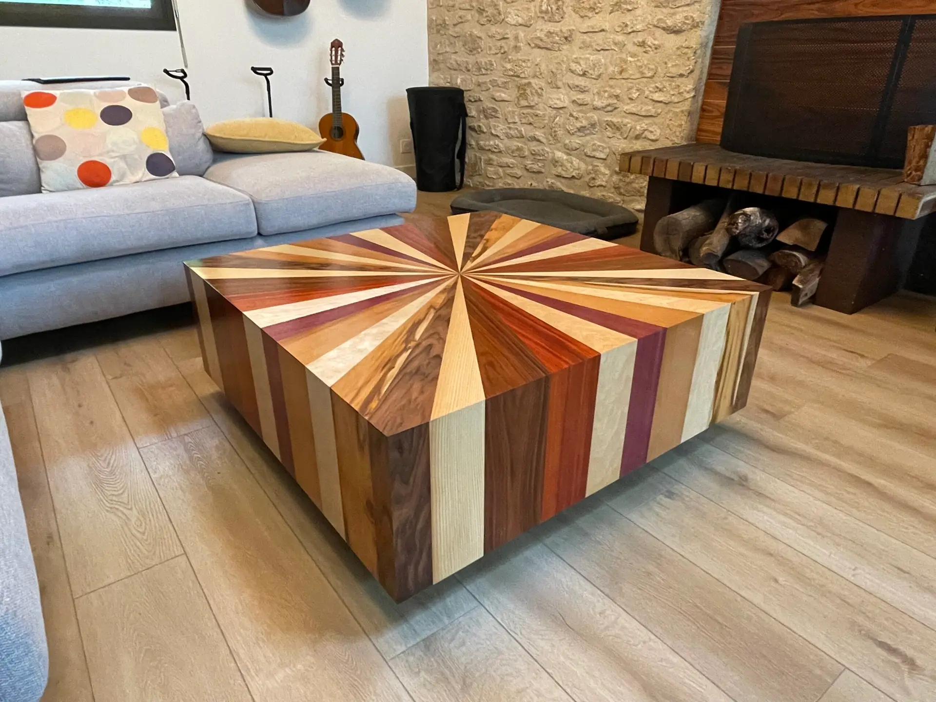 Mobilier - Thomas - Table basse soleil - 02