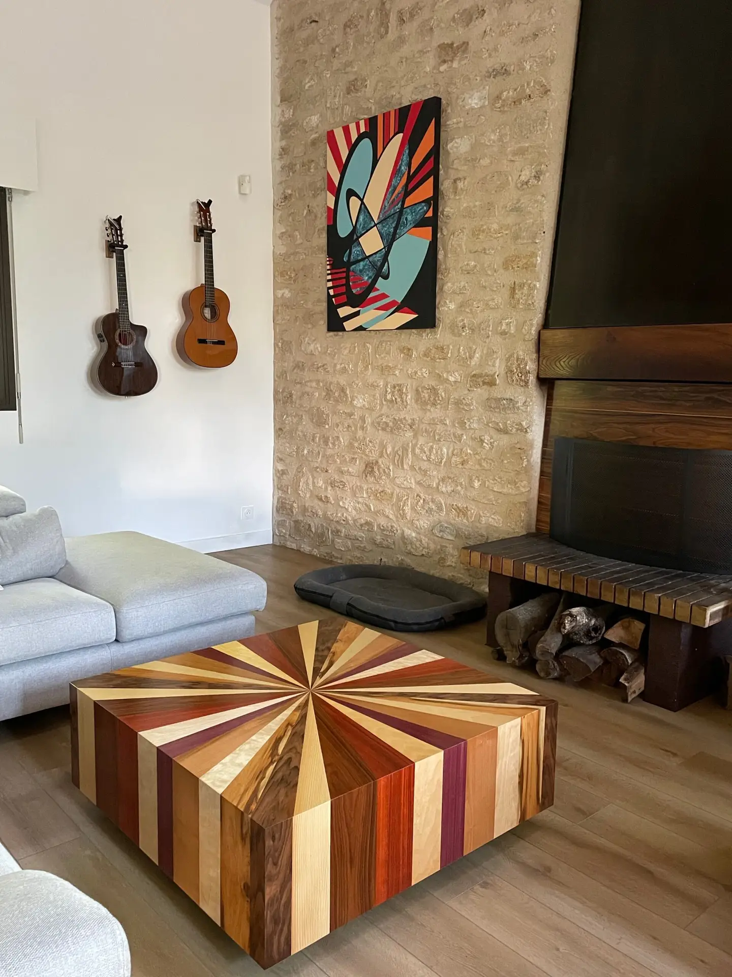 Mobilier - Thomas - Table basse soleil - Rep